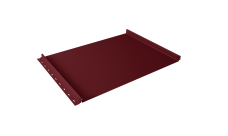 Кликфальц Grand Line 0,45 PE с пленкой на замках RAL 3005 красное вино