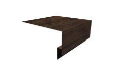 Планка околооконная сложная Блок-Хаус new 200х75х27 Grand Line 0,45 Print Elite Antique Wood TwinColor (2м)