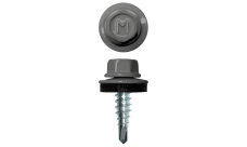 Саморез по металлу Daxmer 4,8х19 RAL 9006 (250) сверло №2