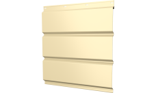 Софит металлический Классик v01 Grand Line без перфорации 0,45 PE с пленкой RAL 1015 светлая слоновая кость