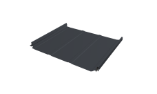 Кликфальц Pro Line Grand Line 0,45 Drap TR с пленкой на замках RAL 7024 мокрый асфальт