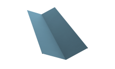 Планка ендовы верхней 145х145 0,45 Drap TX RAL 5024 пастельно-синий (3м)