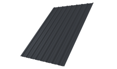 Профнастил С10A 0,45 PE-Double RAL 7024 мокрый асфальт