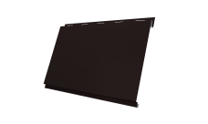 Софит металлический Вертикаль 0,2 classic Grand Line 0,5 PurPro Matt (275) с пленкой RAL 9005 черный