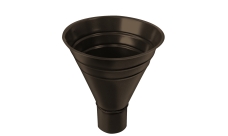 Воронка водосборная большая Grand Line PU 300/100 мм RR 32 темно-коричневый