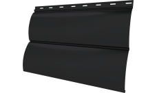 Блок-хаус новый Grand Line 0,45 Драп ТХ с пленкой RAL 9005 черный