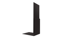 Планка приемная оконная Grand Line 0,5 Velur RR 32 темно-коричневый (2м)