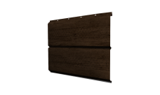 Софит ЭкоБрус new Grand Line c перфорацией 0,45 Print Elite с пленкой Antique Wood TwinColor