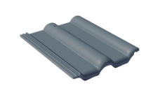 Рядная черепица Braas Франкфуртская графит