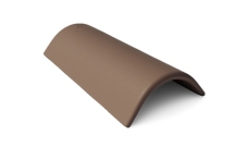 Коньковая черепица без зажима Braas Франкфуртская/Янтарь/Таунус темно-коричневый