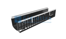 Лоток водоотводный Gidrolica Super ЛВ -20.24,6.20 - пластиковый, кл. Е600 (0820)